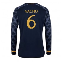 Real Madrid Nacho #6 Vonkajší futbalový dres 2023-24 Dlhy Rukáv